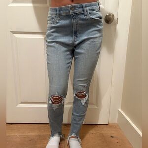 Hollister Blue Straight Leg Pants